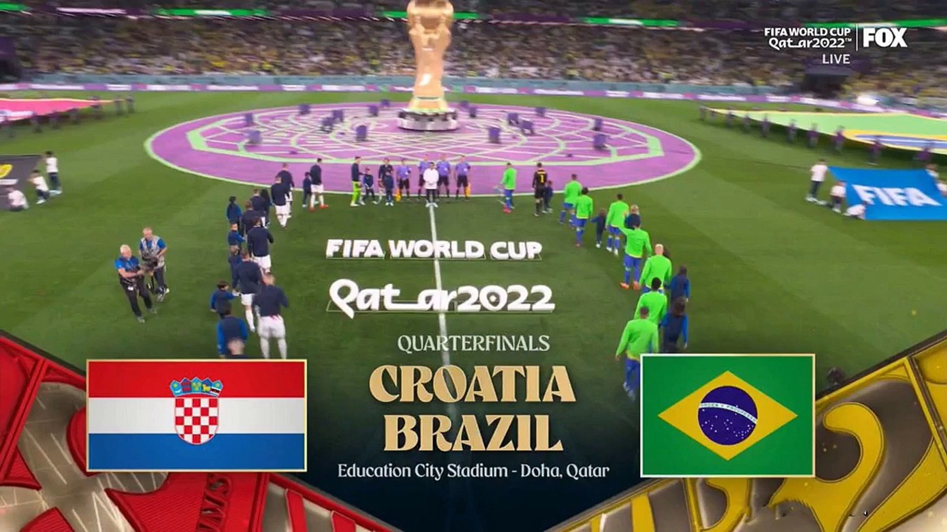 SOCCER| Croatia vs Brazil